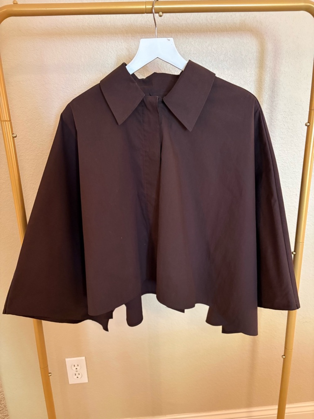 COS - Cropped Cape Trench Coat